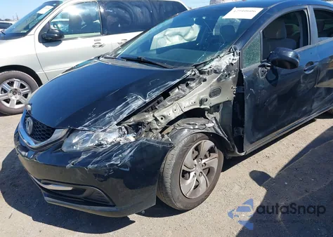 2013 Honda Civic Lx из США, поврежденный, VIN 19XFB2F54DE224372